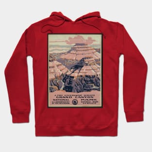 Vintage Grand Canyon Poster Hoodie